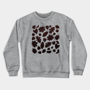 Brown Autumn Season Digital Painting Crewneck Sweatshirt